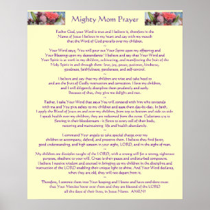 Poster Mighty Mom Prayer