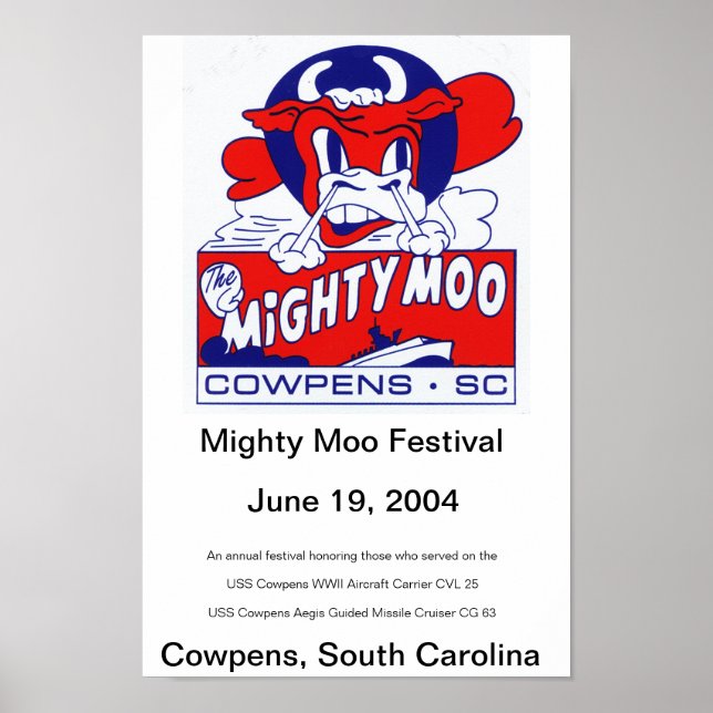 Poster Mighty Moo Festival 2004 (Frente)