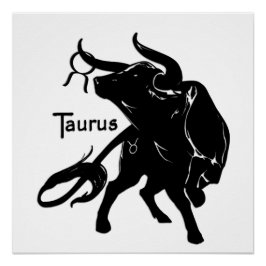 Pôster Mighty Taurus, o Bull Zodiac