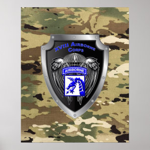 Poster Mighty XVIII Corpo Aerotransportado