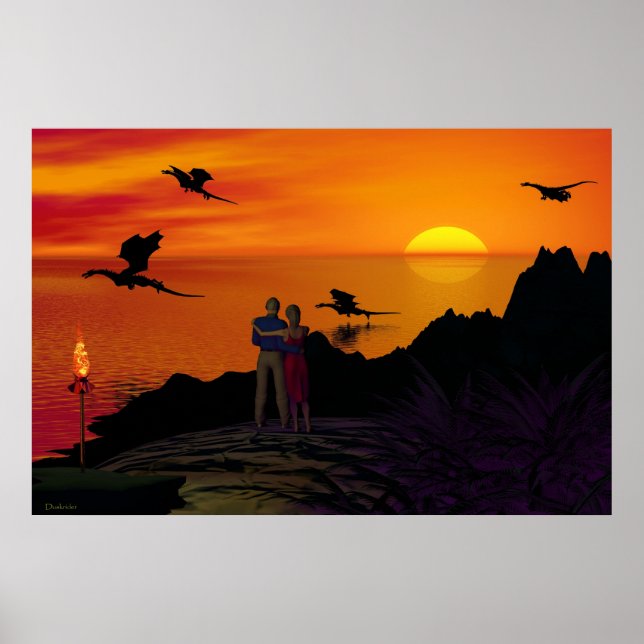 Pôster Migração Dragão (Frente)