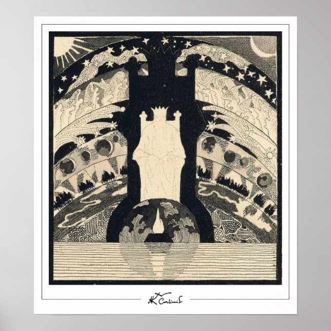 Poster Mikalojus Konstantinas Ciurlionis Zedign Art Posto (Frente)