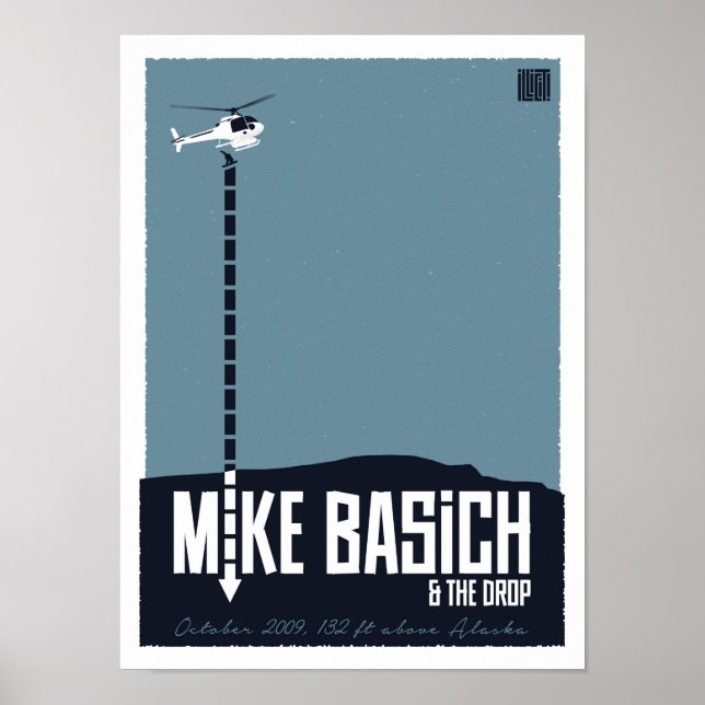 Poster Mike Basich Heli Drop (Frente)