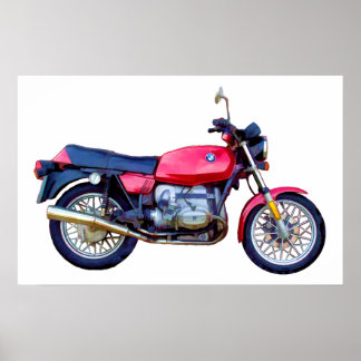 Pôster Mike Garrett Motorcycle