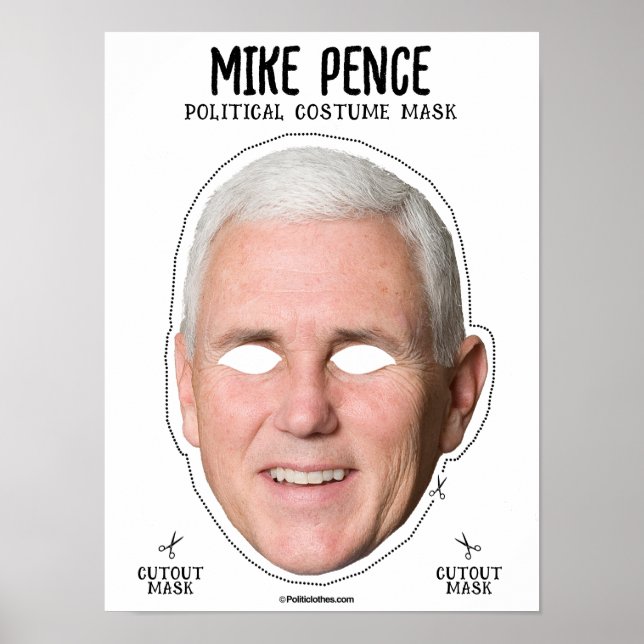 Poster Mike Pence Costume Mask (Frente)