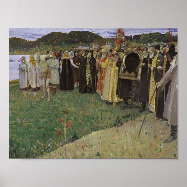 Pôster Mikhail Nesterov- Rus: A Alma das Pessoas (Frente)