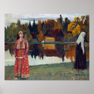 Poster Mikhail Vasilievich Nesterov Pelo Lago
