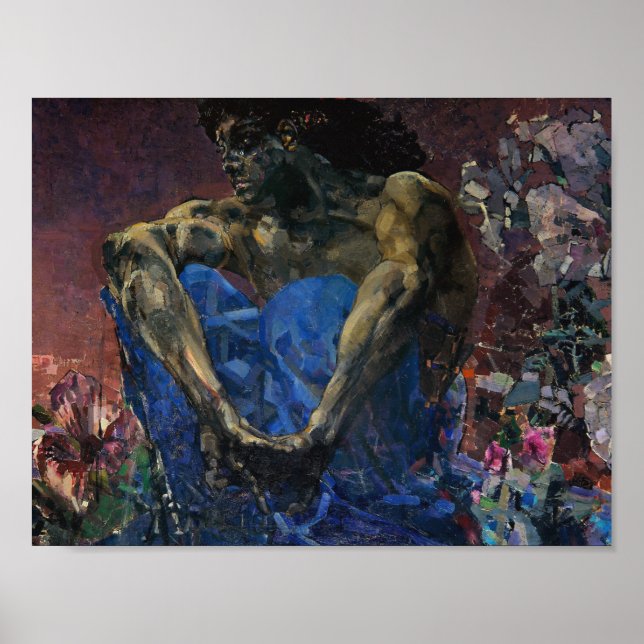 Poster Mikhail Vrubel - Demon (Frente)