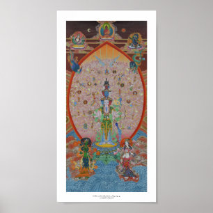 Poster Mil-Armado de Avalokiteshvara