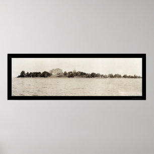 Poster Mil fotos 1909 das ilhas NY
