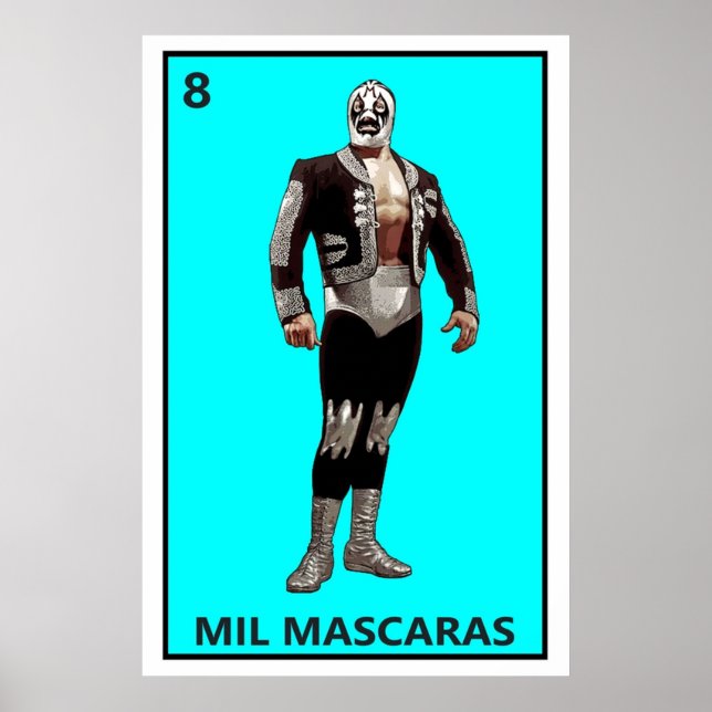 Poster Mil Mascaras (Frente)