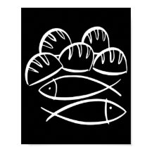 Milagre das Loaves e Peixes - Símbolo do Abund