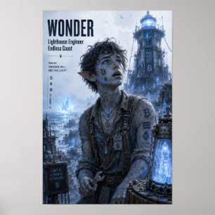 Poster Milagre / Engenheiro de Farol / Costa Sem Fim