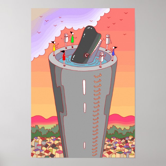 Poster Milagre no Topo da Chaminé. (Frente)