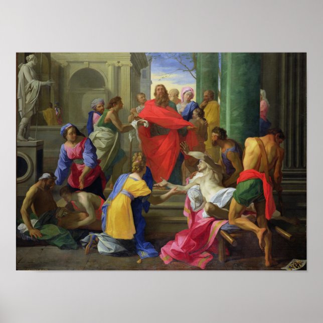 Pôster Milagres de Ruas. Paul em Ephesus, 1693 (Frente)