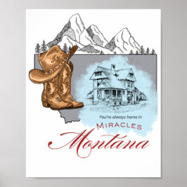 Poster Milagres, Montana