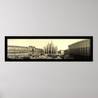 Milan Duomo Square Italy Photo 1909