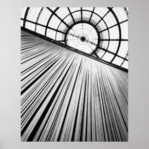 Poster Milano Itália, Exibição na Galleria