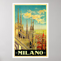 Milano / Milão Itália Cityscape Vintage