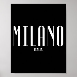 Poster Milano Milão Itália Clic Designer Gráfico Moda S