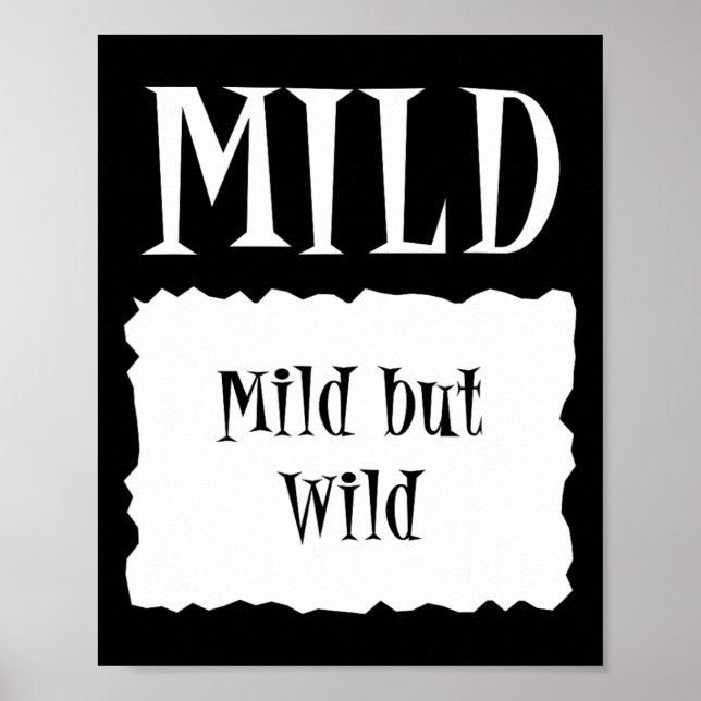 Poster MILD - Roupa de Taco de Halloween de Hot Packet (Frente)