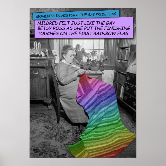 Pôster Mildred, a Gay Betsy Ross (Frente)