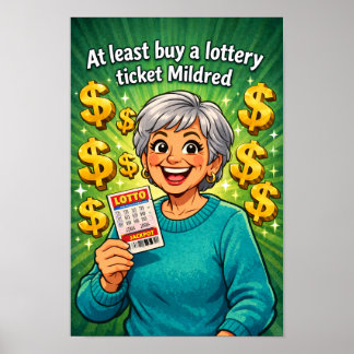 Poster Mildred’s Lucky Lottery Moment 