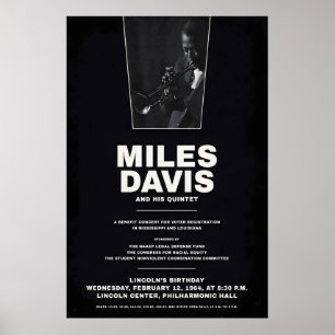Poster Miles Davis - My Funny Valentine - Four & More