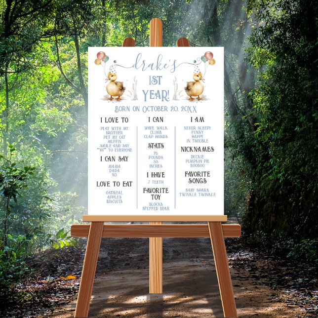 Poster Milestone do primeiro aniversario do Duque Sortudo (Criador carregado)