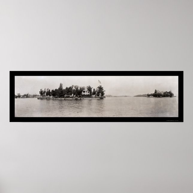 Pôster Milhares de Ilhas, Nova Iorque Foto 1909 (Frente)