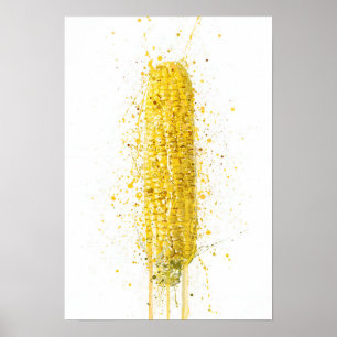 Poster Milho na Espiga Vegetal