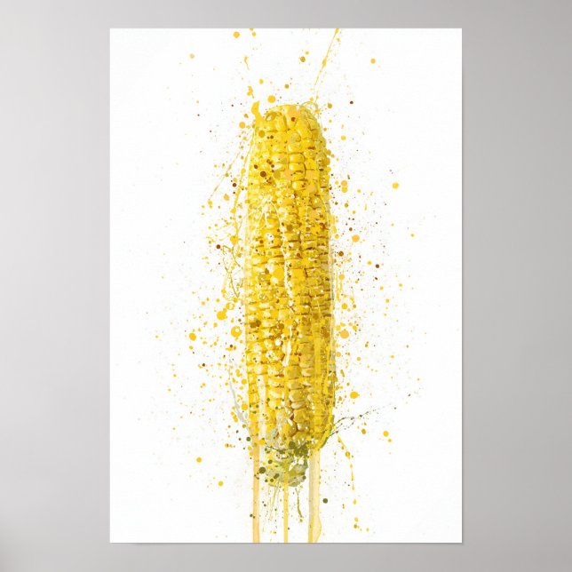 Poster Milho na Espiga Vegetal (Frente)