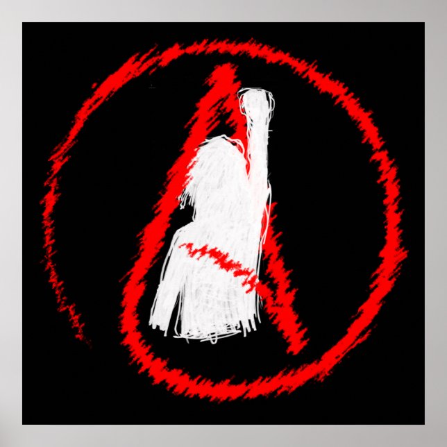 Pôster Militante Ateista (Frente)