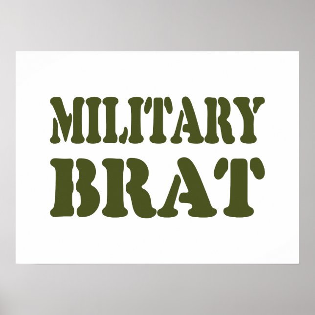 POSTER MILITAR BRAT (Frente)