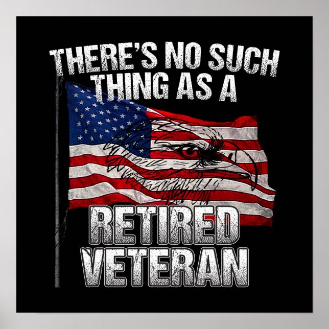 Poster Militar - Nada como Veterano aposentado (Frente)