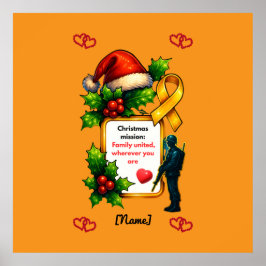 Poster Military Christmas Family Matching – Christ