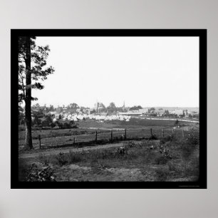 Poster Military Encampment near Culpeper, VA 1863