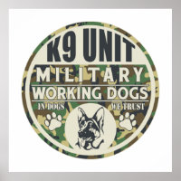 Military K9 Unit Working Dogs