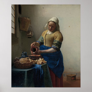 Poster Milkmaid — Vermeer (1658-59)
