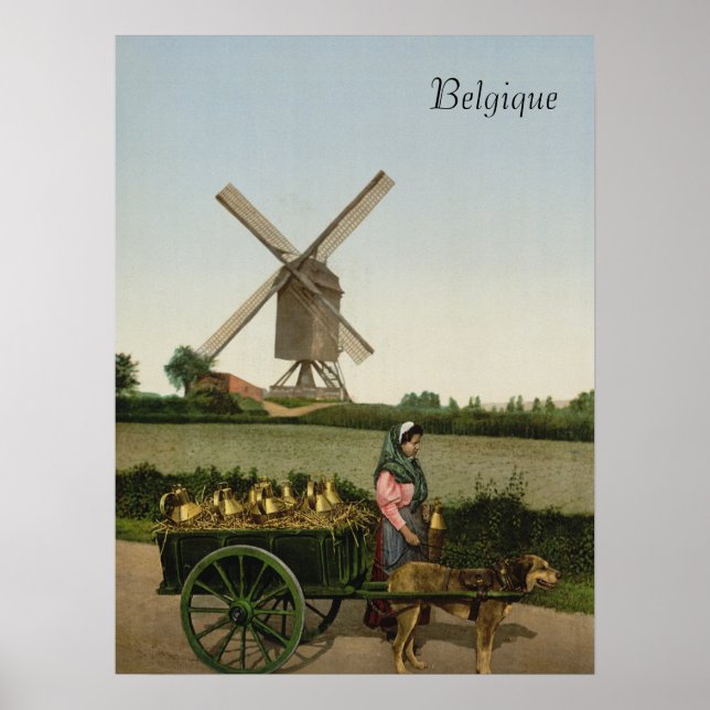 Poster Milkseller na Bélgica (Frente)