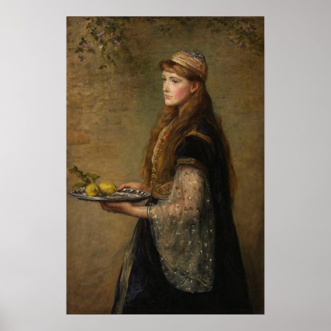 Poster Millais - A Cativa (Frente)