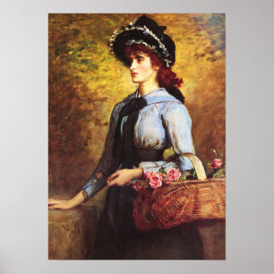 Poster Millais - Doce Emma Morland 1892