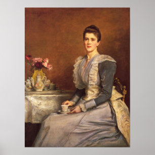 Poster Millais - Mary Chamberlain 1891