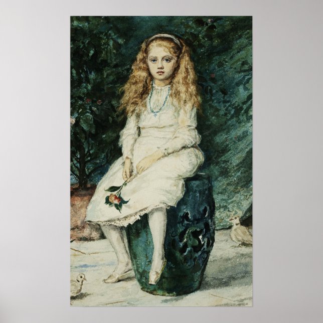 Poster Millais - Nina Lehmann (Lady Campbell), 9 anos (Frente)