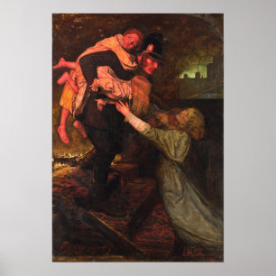Poster Millais - O Salvamento