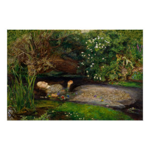 Pôster Millais Ophelia CC0497 Perfect Poster
