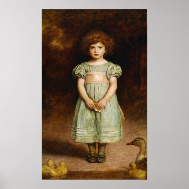 Poster Millais - Patinhos (Frente)