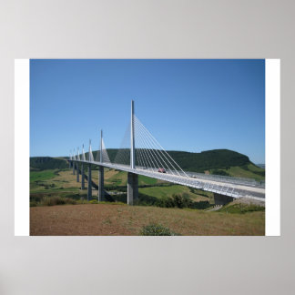Pôster Millau viaduct