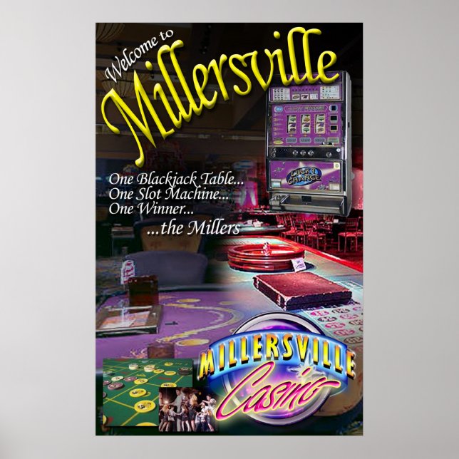 Pôster Millersville Casino (Frente)