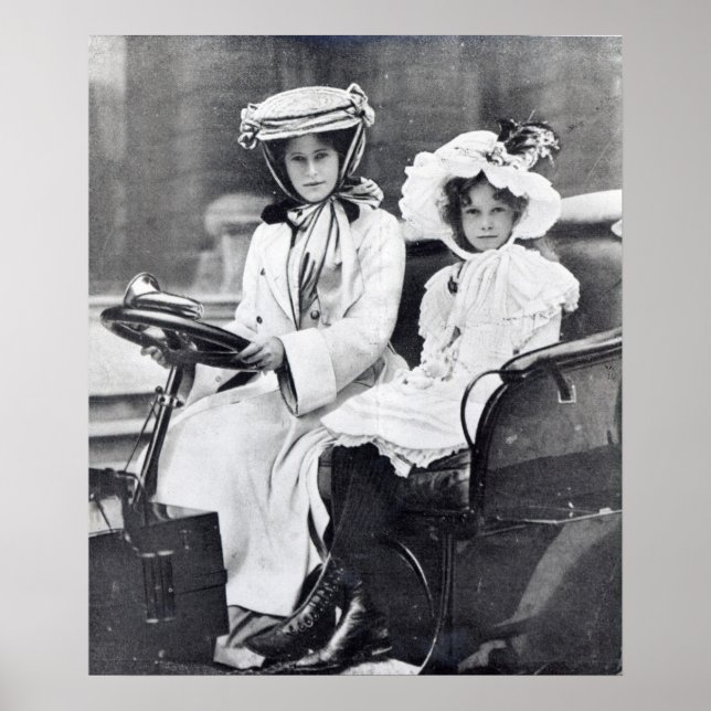 Pôster Millicent Duquesa de Sutherland e sua filha (Frente)